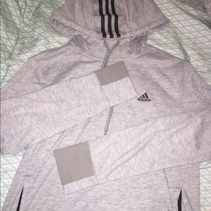 Grey Adidas hoodie